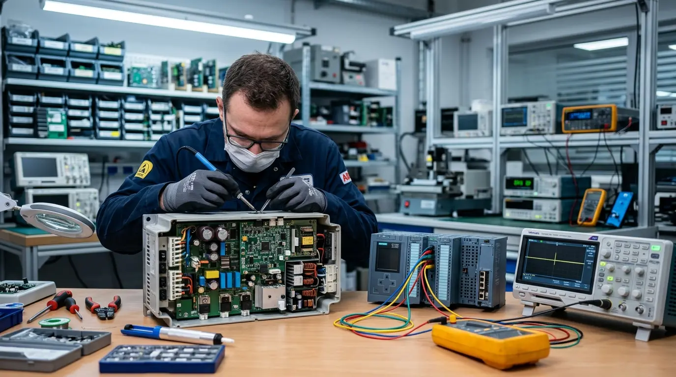 تعمیرات تخصصی اینورتر و PLC